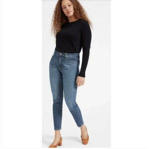 Everlane High Rise Skinny Ankle Jeans